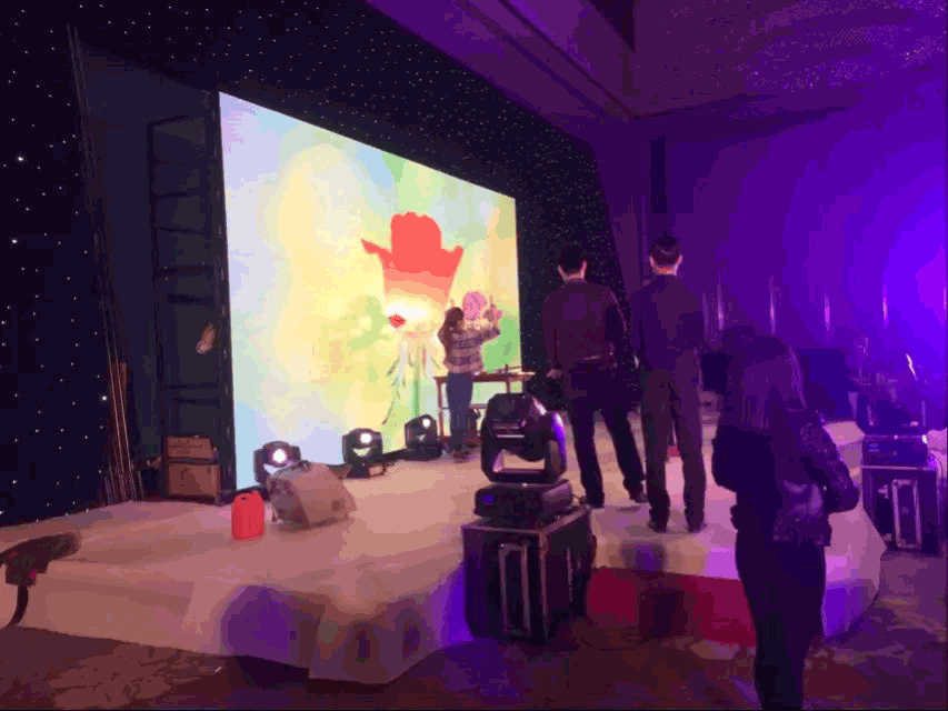 北京金紫银 P2.5全彩屏